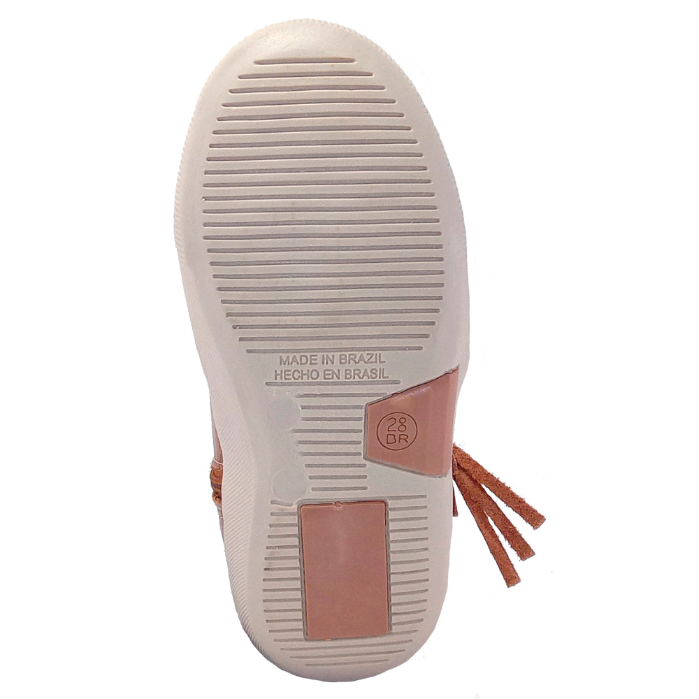 Bota Infantil Menina Cano Alto Caramelo Kimey 16240