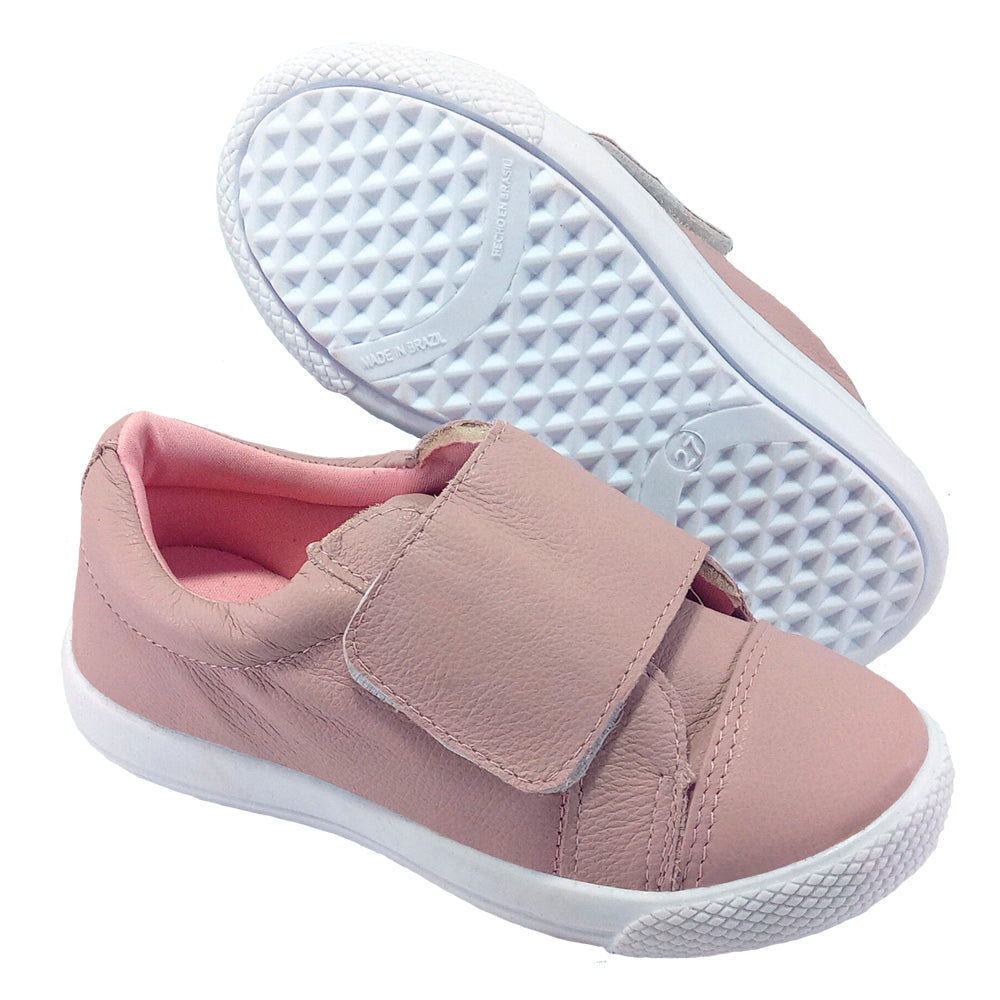 Tênis em Couro Fechamento de Velcro 53016