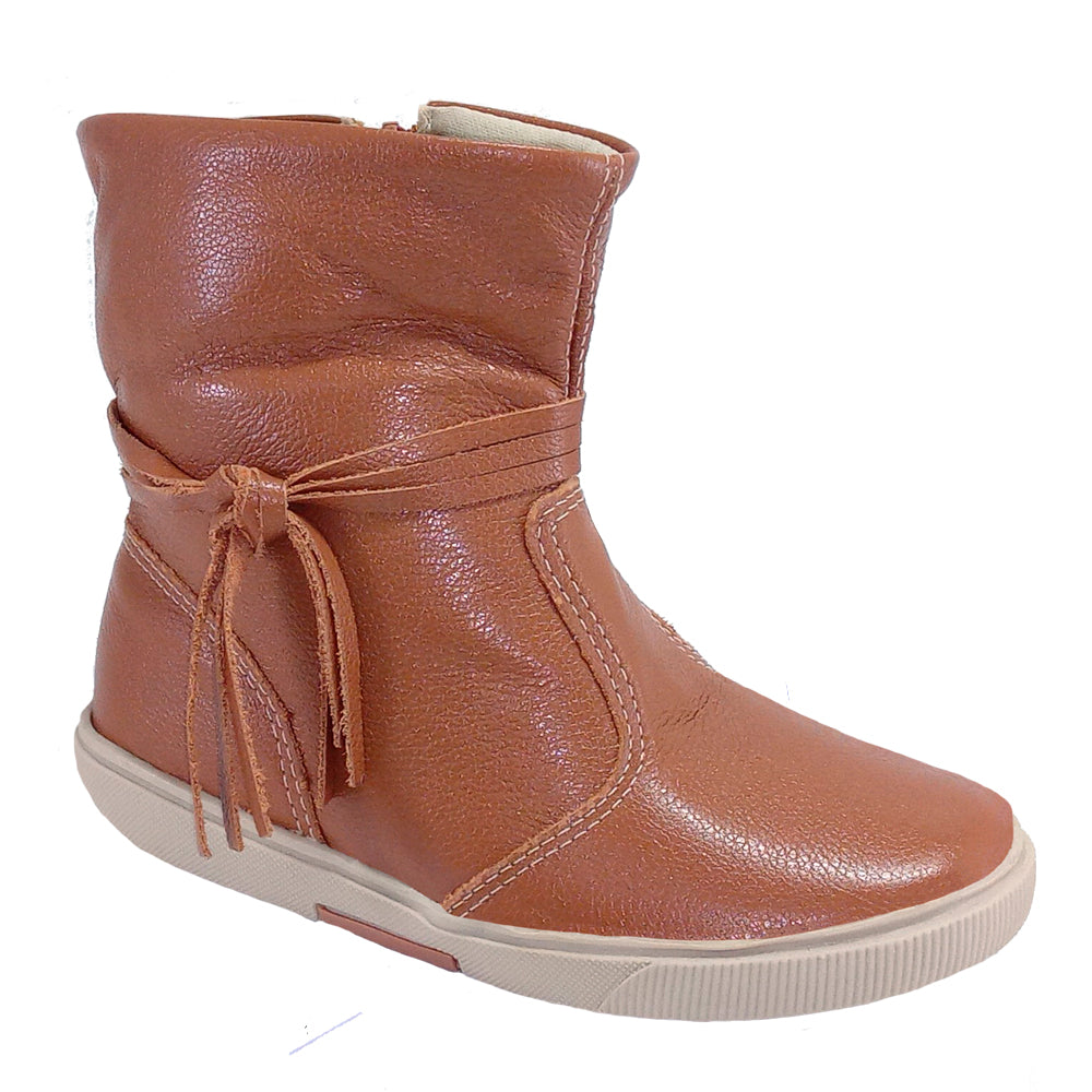 Bota Infantil Menina Cano Alto Caramelo Kimey 16240